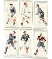 PROMINENT RUGBY PLAYERS 1924 - F & J SMITH CIGARETTE CARDS