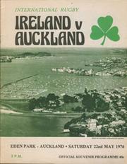 AUCKLAND V IRELAND 1976 RUGBY PROGRAMME