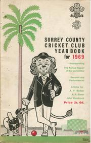 SURREY COUNTY CRICKET CLUB YEAR BOOK FOR 1969