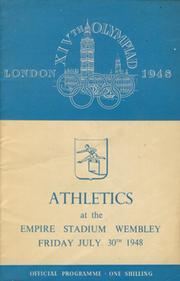 LONDON OLYMPICS 1948 - 30TH JULY ATHLETICS