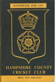 HAMPSHIRE COUNTY CRICKET CLUB ILLUSTRATED HANDBOOK 1959