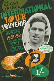 THE RUGBY LEAGUE INTERNATIONAL TOUR SOUVENIR: 1951-52 NEW ZEALAND KIWIS