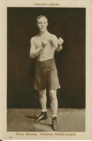 HARRY REEVES BOXING POSTCARD