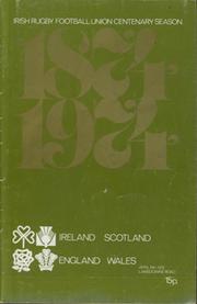 IRELAND & SCOTLAND V ENGLAND & WALES 1974 RUGBY PROGRAMME