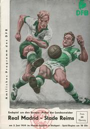 REAL MADRID V STADE REIMS 1959 (EUROPEAN CUP FINAL) FOOTBALL PROGRAMME