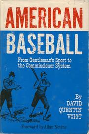 AMERICAN BASEBALL: FROM GENTLEMAN