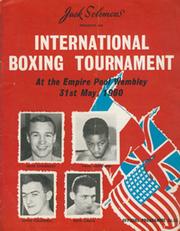 DAVE CHARNLEY V PAUL ARMSTEAD 1960 BOXING PROGRAMME