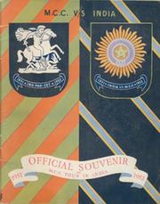 OFFICIAL SOUVENIR OF M.C.C. TOUR IN INDIA 1951-1952