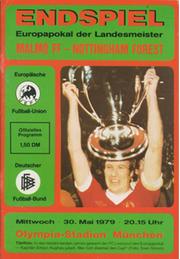 NOTTINGHAM FOREST V MALMO 1979 (EUROPEAN CUP FINAL) FOOTBALL PROGRAMME