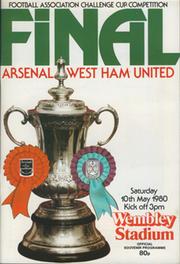 ARSENAL V WEST HAM UNITED 1980 (F.A. CUP FINAL) FOOTBALL PROGRAMME