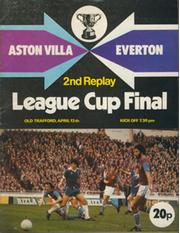ASTON VILLA V EVERTON 1977 (LEAGUE CUP FINAL, 2ND REPLAY) FOOTBALL PROGRAMME