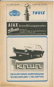 DWS AMSTERDAM V CHELSEA 1968 (FAIRS CUP) FOOTBALL PROGRAMME