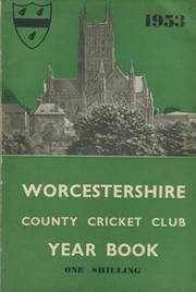 WORCESTERSHIRE COUNTY CRICKET CLUB YEAR BOOK 1953