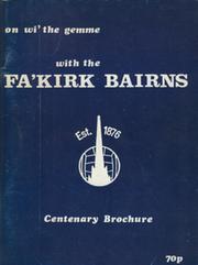 THE BAIRNS - CENTENARY BROCHURE (FALKIRK F.C.)