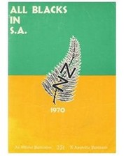 ALL BLACKS IN SOUTH AFRICA 1970 RUGBY TOUR BROCHURE