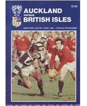 AUCKLAND V BRITISH ISLES 1983 RUGBY PROGRAMME
