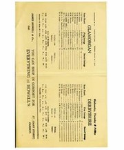 GLAMORGAN V DERBYSHIRE 1946