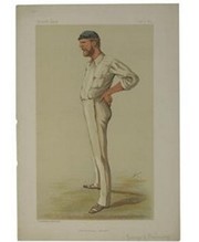 BONNOR, GEORGE JOHN  ("AUSTRALIAN CRICKET") 1884 VANITY FAIR PRINT