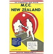 NEW ZEALAND V ENGLAND 1961 (LANCASTER PARK) CRICKET PROGRAMME