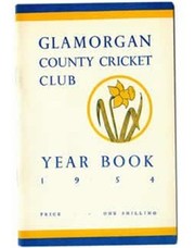 GLAMORGAN COUNTY CRICKET CLUB YEAR BOOK 1954