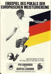 PSV EINDHOVEN V BENFICA 1988 (EUROPEAN CUP FINAL) FOOTBALL PROGRAMME