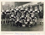BARBARIANS 1958 RUGBY PHOTOGRAPH