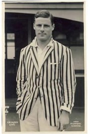 CHARLES JOHN CAPES (KENT) CRICKET POSTCARD