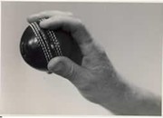 CLARRIE GRIMMETT (AUSTRALIA) 1930 - SET OF CRICKET PHOTOGRAPHS SHOWING HIS GRIP ETC.