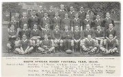 SOUTH AFRICA 1912-13 RUGBY POSTCARD