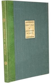 EARLY GOLF AT EDINBURGH & LEITH