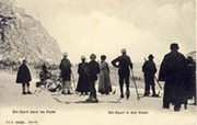 SKI-SPORT DANS LES ALPES    SKI-SPORT IN DEN ALPEN (SWITZ.) postcard