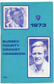 OFFICIAL SUSSEX CRICKET HANDBOOK 1973