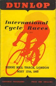 DUNLOP INTERNATIONAL CYCLE RACES 1950 CYCLING PROGRAMME