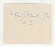 FANNY BLANKERS-KOEN AUTOGRAPH