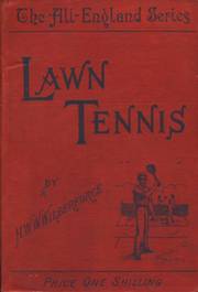 LAWN TENNIS ... WITH A CHAPTER FOR LADIES, BY MRS HILLYARD 