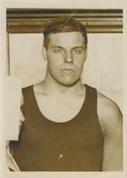 EDWARD HARRY TEMME (CROSS-CHANNEL SWIMMER) 1925 PRESS PHOTOGRAPH