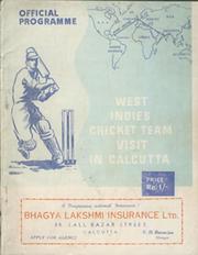 WEST INDIES CRICKET TEAM VISIT IN CALCUTTA 1948-49 OFFICIAL PROGRAMME