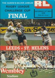 LEEDS V ST. HELENS 1978 (CHALLENGE CUP FINAL) RUGBY LEAGUE PROGRAMME