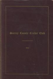 SURREY COUNTY CRICKET CLUB 1935 [HANDBOOK]