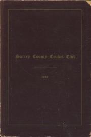 SURREY COUNTY CRICKET CLUB 1932 [HANDBOOK]
