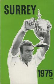 SURREY COUNTY CRICKET CLUB YEAR BOOK FOR 1975