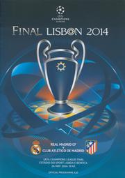 REAL MADRID V ATLETICO MADRID 2014 (CHAMPIONS LEAGUE FINAL) FOOTBALL PROGRAMME