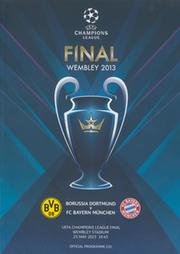 BORUSSIA DORTMUND V BAYERN MUNICH 2013 (CHAMPIONS LEAGUE FINAL) FOOTBALL PROGRAMME