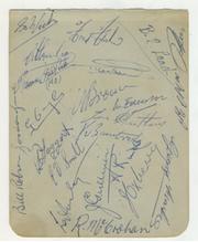 READING FOOTBALL CLUB 1950-51 SIGNED ALBUM PAGE