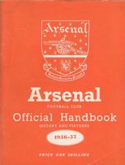 ARSENAL FOOTBALL CLUB 1956-57 OFFICIAL HANDBOOK
