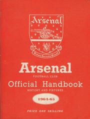 ARSENAL FOOTBALL CLUB 1964-65 OFFICIAL HANDBOOK