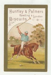 HUNTLEY AND PALMERS BISCUITS TRADE CARD C. 1880 - POLO