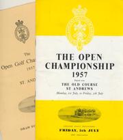 OPEN CHAMPIONSHIP 1957 (ST. ANDREWS) GOLF PROGRAMME