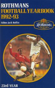 ROTHMANS FOOTBALL YEARBOOK 1992-93