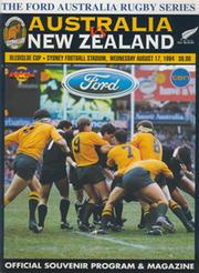 AUSTRALIA V NEW ZEALAND 1994 RUGBY PROGRAMME